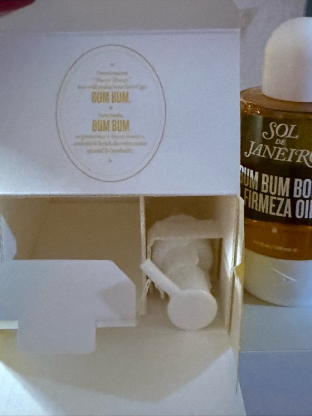 Sol de Janeiro Bum Bum Body Firmeza Oil — Orange and White Pump Bottle - Picture 5 of 5